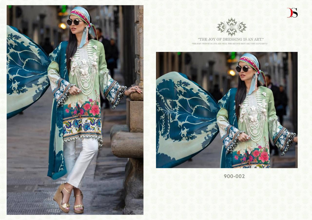 Sana Safinaz Lawn-19 Deepsy Cotton Embroidery Suit Sana Safinaz Lawn-19 Deepsy Cotton Embroidery Suit